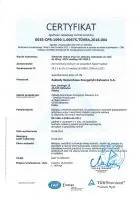 certyfikat zgodności zakładowej kontroli produkcji